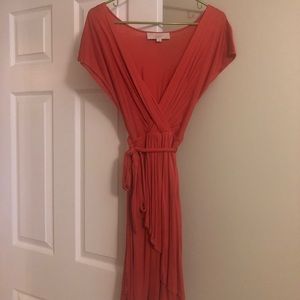 Loft empire waisted dress with tie